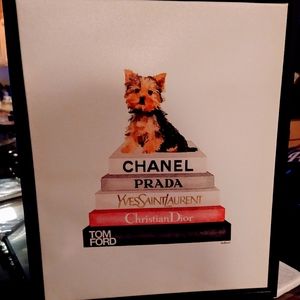 Cute Yorkie Wall Decor